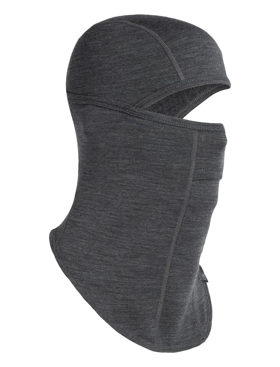 Women's Icebreaker Unisex Merino Apex Balaclava Headband Jet Heather | CA 1481JPQJ